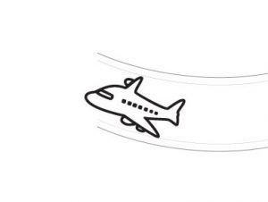 レーザー彫刻 飛行機